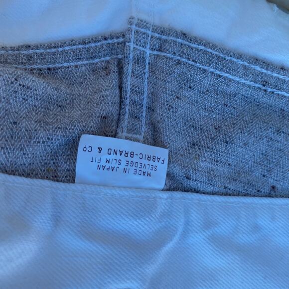 NWOT Fabric Brand & Co. 32 Japanese Selvedge Slim - Picture 9 of 11